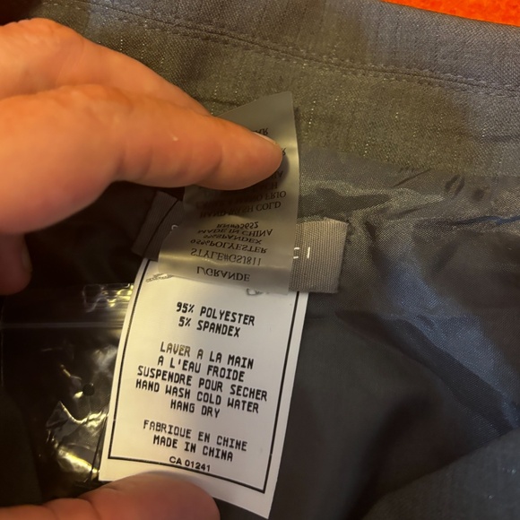 Sans Souci charcoal gray criss-cross ribbons cropped blazer NWT - Picture 5 of 12